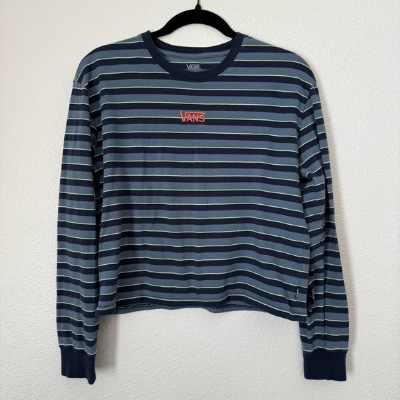 Vans Tops - Vans Striped Long Sleeve Shirt - Size XS